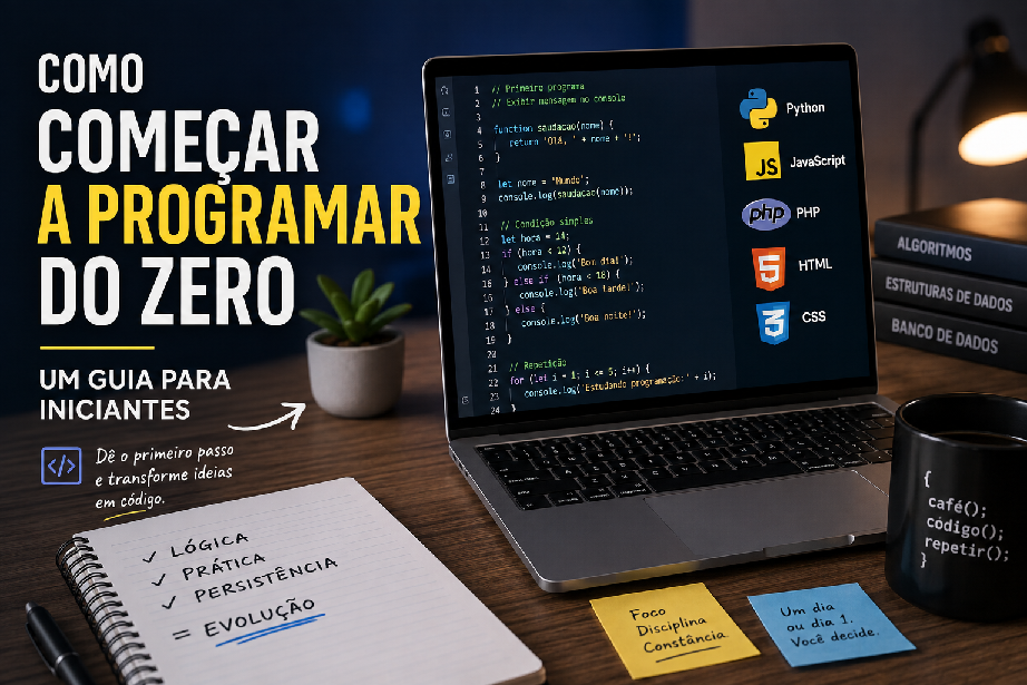 Como começar a programar do zero: um guia para iniciantes